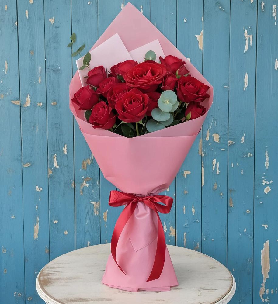 Букет цветов из: Розы в Линда