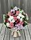 Букет цветов из: Альстромерии, Гвоздики, Розы и Хризантемы в Линда