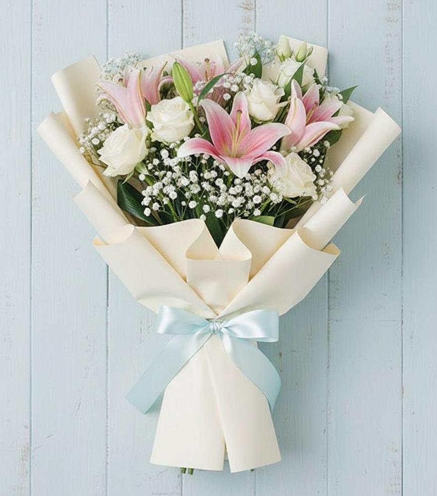 Букет цветов из: Лилии в Линда