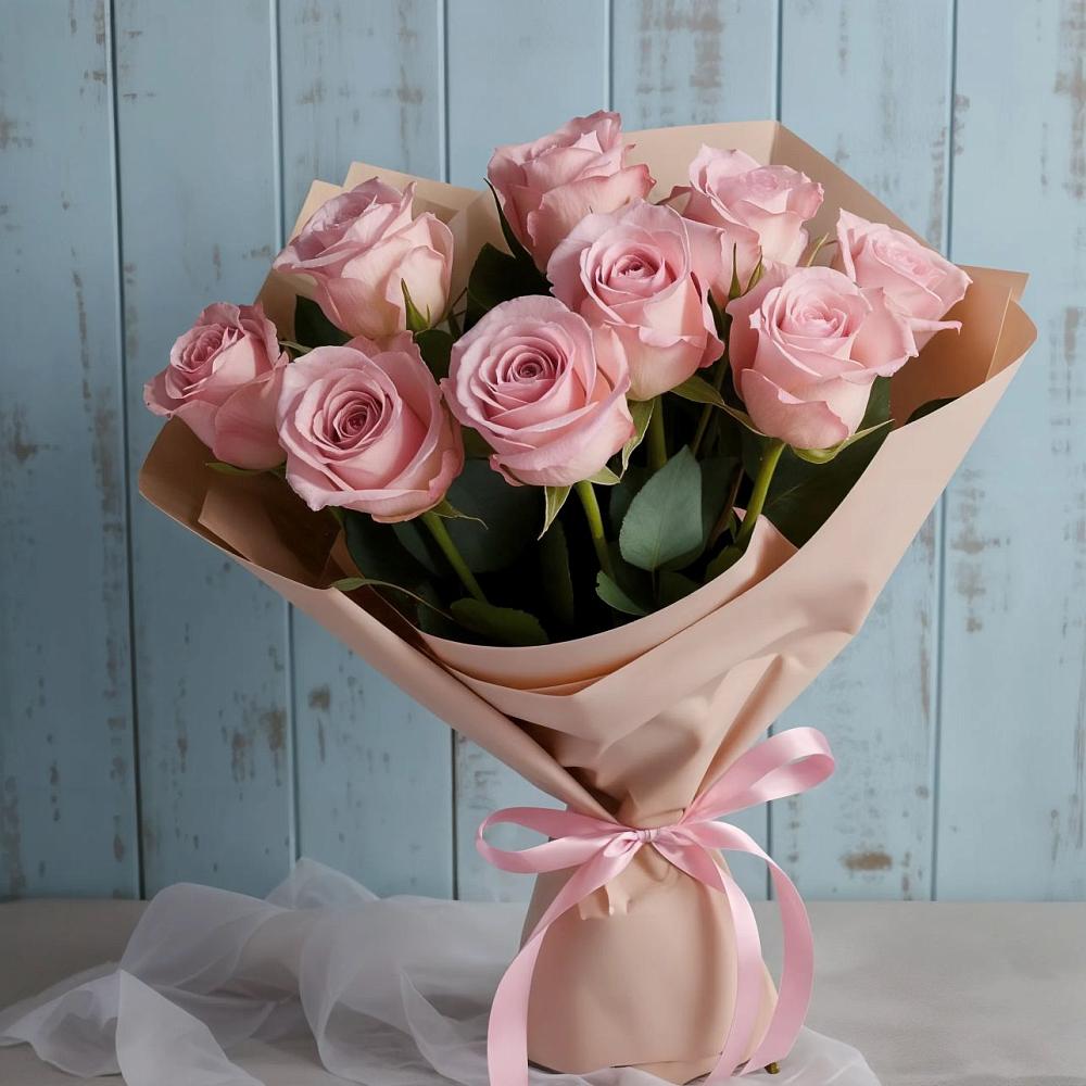 Букет цветов из: Розы в Линда