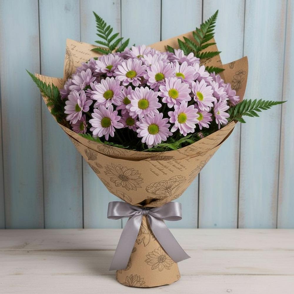 Букет цветов из: Хризантемы в Линда