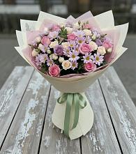 Букет цветов из:  Розы и Хризантемы в Линда