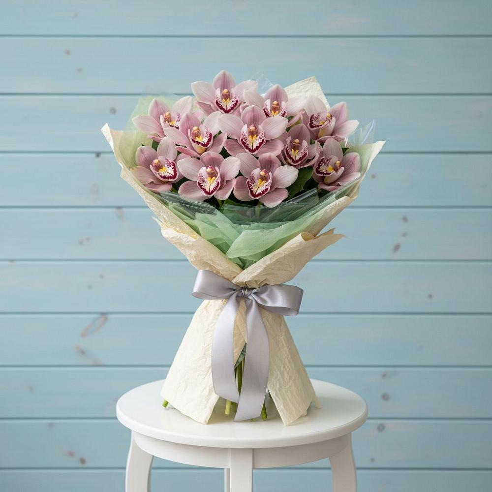 Букет цветов из: Орхидеи и Розы в Линда