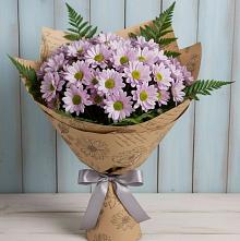 Букет цветов из:  Хризантемы #REPLACE_PRED# Линда