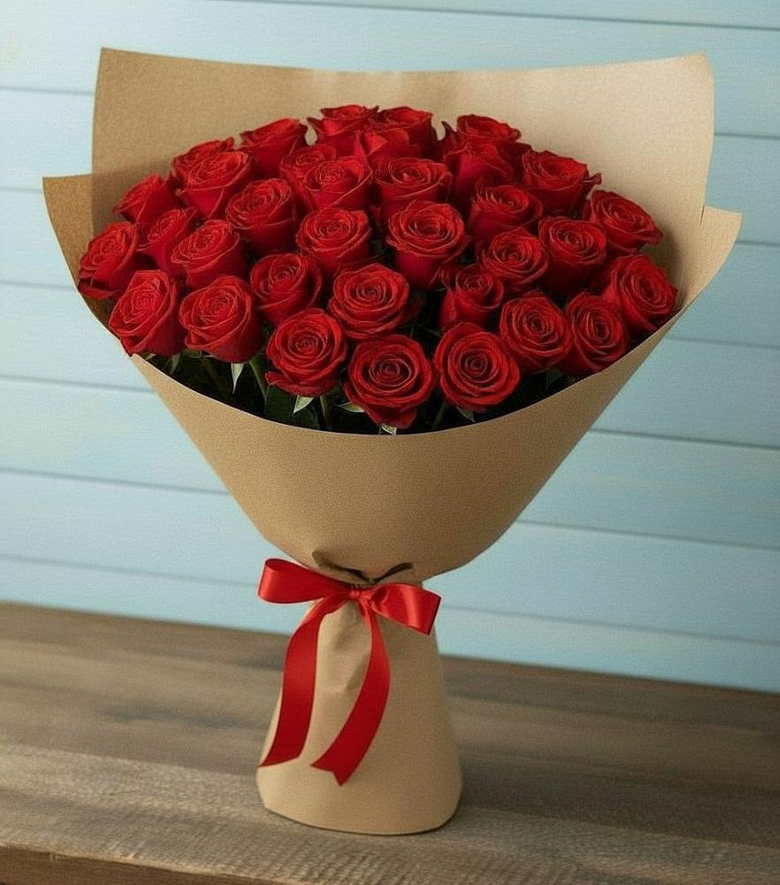 Букет Красные розы Милано в Линда