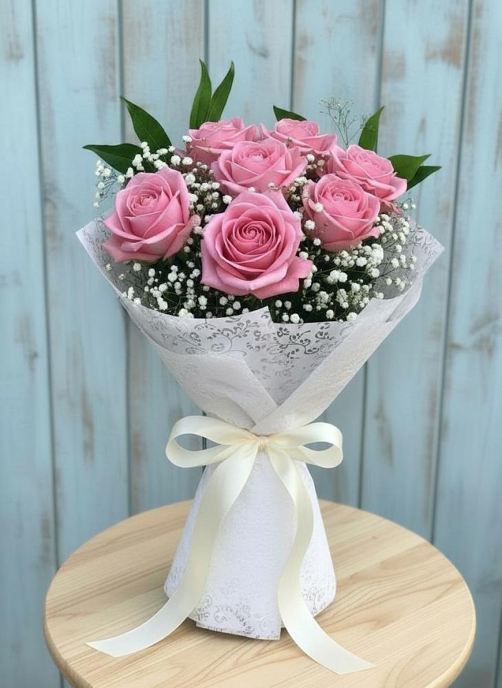Букет цветов из: Розы в Линда
