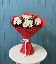 Букет цветов из:  Хризантемы #REPLACE_PRED# Линда