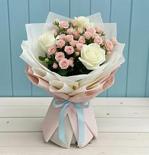 Букет цветов из:  Розы в Линда