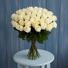 Букет 51 Белая роза Эдлесс Лав #REPLACE_PRED# Линда