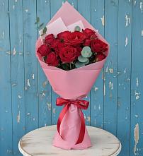 Букет цветов из:  Розы в Линда