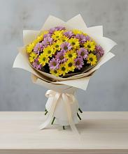 Букет цветов из:  Хризантемы в Линда