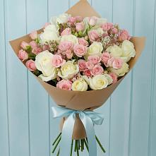 Букет цветов из:  Розы в Линда