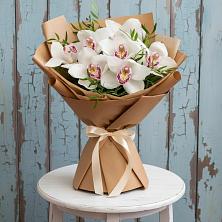 Букет цветов из:  Орхидеи и Розы в Линда